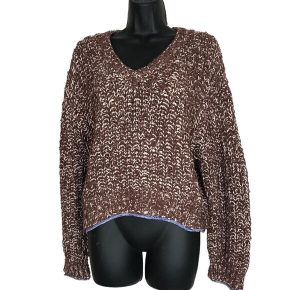 ARITZIA Wilfred Eleanor Sweater Light Weight V-neck Sweater Size  L - Picture 3 of 8